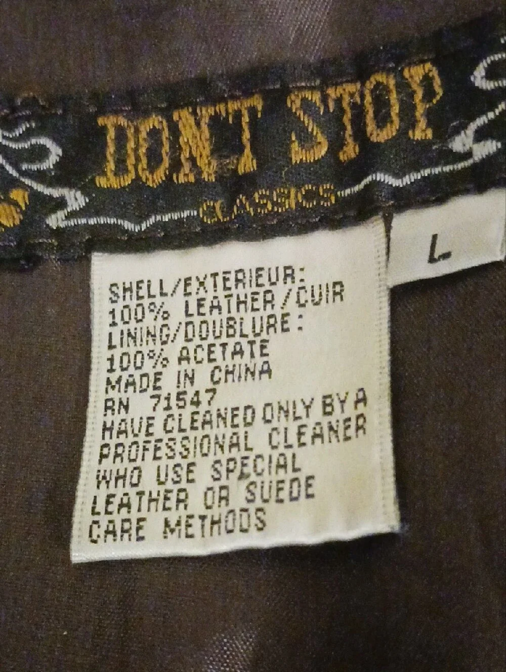 Men’s Brown Suede Vest by DON’T STOP — Classic Snap Front Pkts L